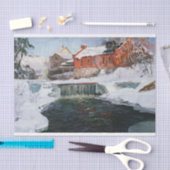 Die neue Fabrik in Lillehammer, Thaulow, Frits Seidenpapier (Handwerk)