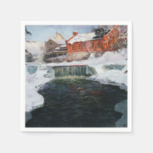 Die neue Fabrik in Lillehammer, Thaulow, Frits
