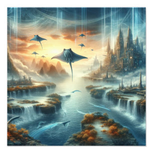 Die neue Fantasiekunst der Welt Fotodruck