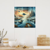 Die neue Fantasiekunst der Welt Poster (Küche)