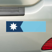 Die neue Flagge des Bundesstaates Minnesota Autoaufkleber (Auf Auto)