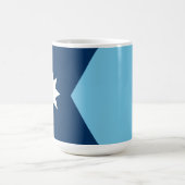 Die neue Flagge des Bundesstaates Minnesota Kaffeetasse (Mittel)