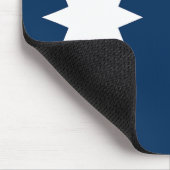 Die neue Flagge des Bundesstaates Minnesota Mousepad (Ecke)