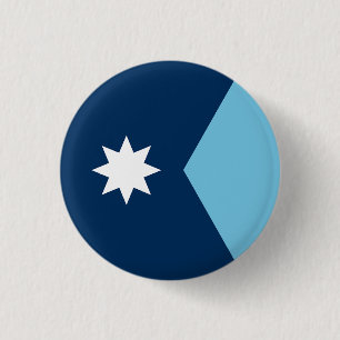 Die neue Flagge des Bundesstaates Minnesota (Neuge Button