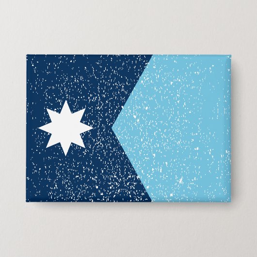 Die neue Flagge des Bundesstaates Minnesota, Vinta Button (Vorderseite)