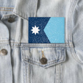 Die neue Flagge des Bundesstaates Minnesota, Vinta Button (Insitu)