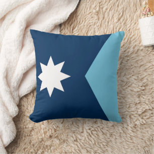 Die neue Flagge des Minnesota-Staat Kissen