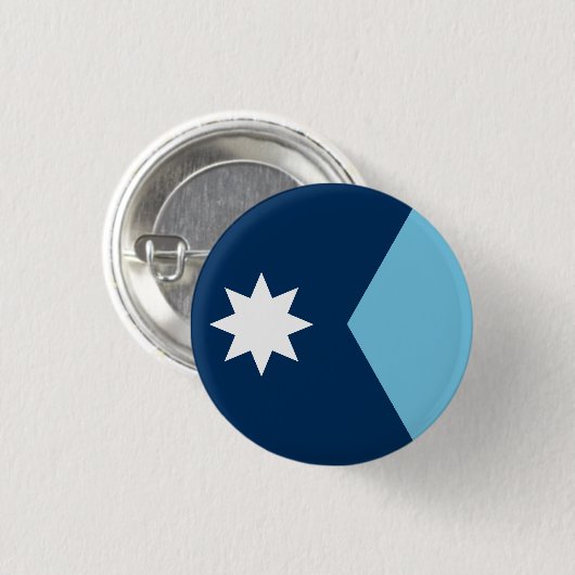 Die neue Flagge des Minnesota-Staat (Neugestaltung Button (Vorne & Hinten)