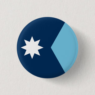 Die neue Flagge des Minnesota-Staat (Neugestaltung Button