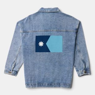 Die neue Flagge des Minnesota-Staat (Neugestaltung Jeansjacke