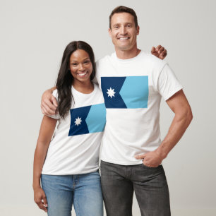 Die neue Flagge des Minnesota-Staat (Neugestaltung T-Shirt