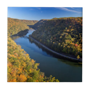 Die neue Flussschlucht am Hawks Nest Staat Park Fliese