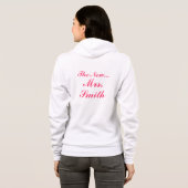 Die neue Frau (Name hier angeben) Hoodie (Schwarz voll)