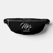 Die neue Frau Name Schwarz-Weiß-Script Bauchtasche (Ablage )