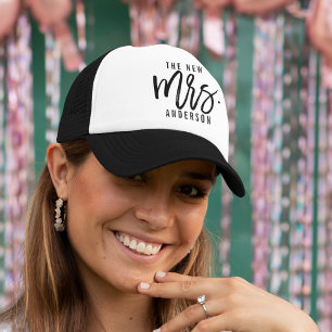 Die neue Frau Personalisiert Bride Truckerkappe
