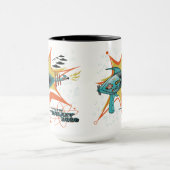 Die neue Galaxie 3000 Ray Gun Tasse (Zentrum)