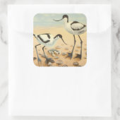 Die neue Generation 2012 Quadratischer Aufkleber (Tasche)