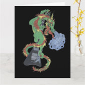 Die neue Gitarre des Drachen Karte (Gelbe Blume)