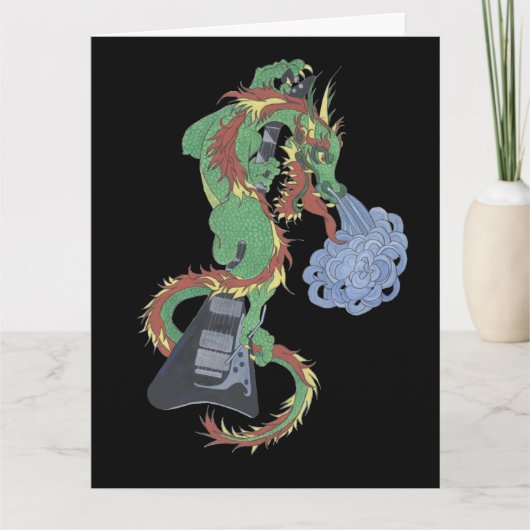 Die neue Gitarre des Drachen Karte (Vorderseite)