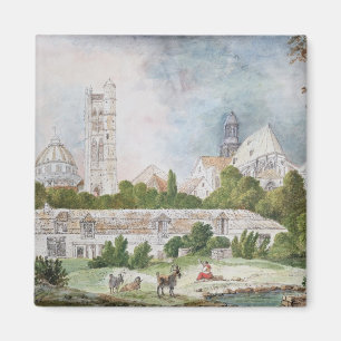 Die neue Kirche von Sainte-Genevieve Magnet