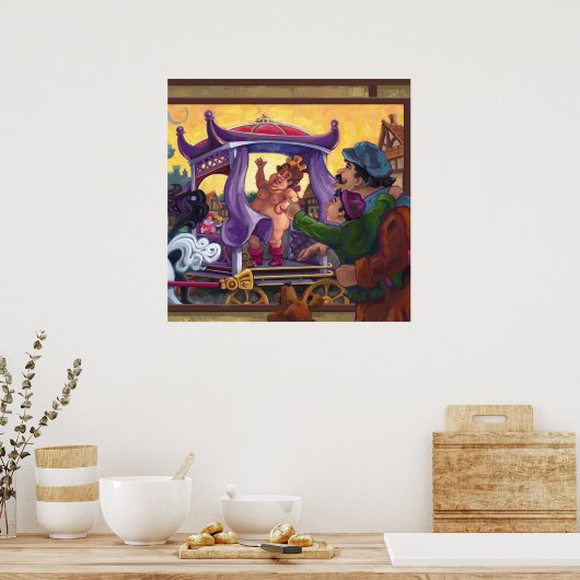 Die neue Kleidungskunst des Kaisers Poster (Küche)