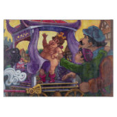 Die neue Kleidungskunst des Kaisers Schneidebrett (Vorderseite)