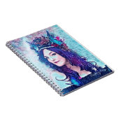 Die neue Kronen-gewundenes Notizbuch der Notizblock (Rechte Seite)