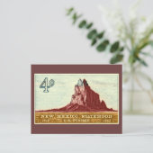 Die neue mexikanische Staatlichkeit Vintag Postkarte (Stehend Vorderseite)