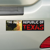 Die neue Republik von Texas Autoaufkleber (Auf Auto)