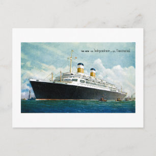 Die neue S.S. Independence und S.S. Constitution Postkarte