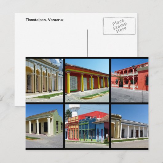 Die neue Tlacotalpan Postkarte (Vorne/Hinten)
