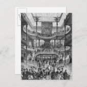 Die neue Treppe in der 'Au-Bon-Marche' Postkarte (Vorne/Hinten)