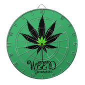 Die neue Unkraut-Generation Dartscheibe (vorne)