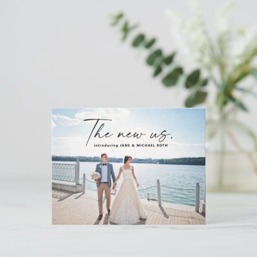 Die neue US-Aufkündigung zur Auslöschung der Postk Ankündigungspostkarte (Stehend Vorderseite)