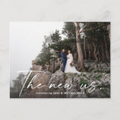 Die neue US-Aufkündigung zur Auslöschung der Postk Ankündigungspostkarte (Vorderseite)