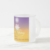 Die neue Weisen-mattierte GlasTasse Mattglastasse (VorderseiteRechts)