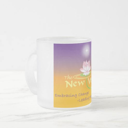 Die neue Weisen-mattierte GlasTasse Mattglastasse (Vorderseite Links)