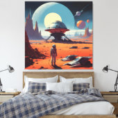 DIE NEUE WELT 5 LEINWANDDRUCK (Insitu (Schlafzimmer))