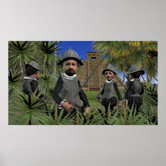 Die neue Welt - ein kleines Poster (Vorne)