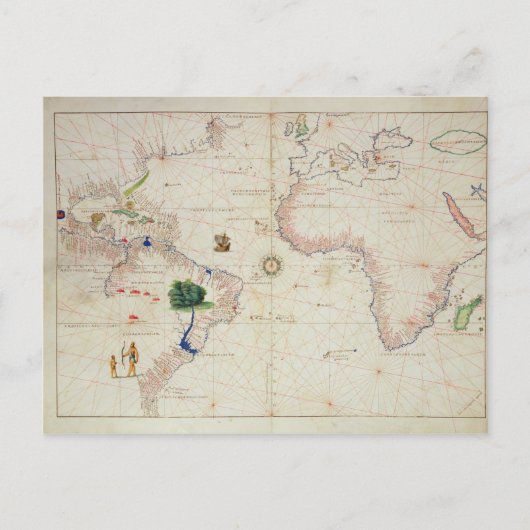 Die neue Welt Postkarte (Vorderseite)