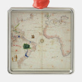 Die neue Welt Silbernes Ornament (Vorne)