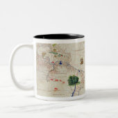 Die neue Welt Zweifarbige Tasse (Links)