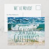 Die neue Zuhause der Jahreszeit Ankündigungspostkarte (Vorne/Hinten)