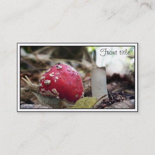 Die neue Zuhause Visitenkarte (Vorderseite)