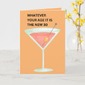 Die neuen 30 | Funny Birthday Card Karte (Gelbe Blume)