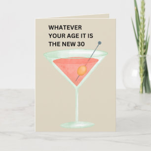Die neuen 30   Funny Birthday Card Karte