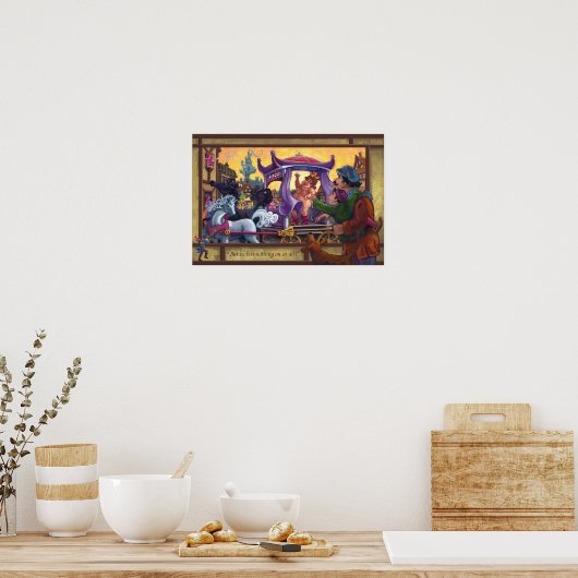 Die neuen Kleider des Kaisers Poster (Küche)