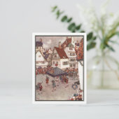 Die neuen Kleider des Kaisers von Edmund Dulac Postkarte (Stehend Vorderseite)