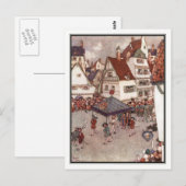 Die neuen Kleider des Kaisers von Edmund Dulac Postkarte (Vorne/Hinten)