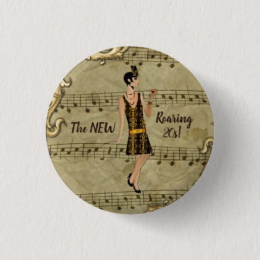 Die neuen Roaring 20er! Button (Vorderseite)